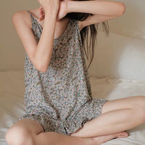  Korean version of ins new nightdress elegant home clothes cute suspenders wear sexy student pajamas female summer thin section