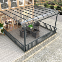 Aluminum alloy awning Balcony awning Roof Household courtyard Terrace shed Villa outdoor awning Outdoor carport