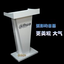 White podium Acrylic reception desk restaurant service front desk kindergarten Welcome Station government front desk
