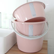 Bucket household with lid plastic portable padded mop bucket large water storage bucket student dormitory bath bucket laundry bucket