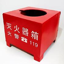 Fire extinguisher rack single fire extinguishing iron frame fire extinguisher box floor-standing base carbon dioxide new product