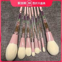 8 small waist makeup brush set brush large loose powder brush color handle high value blush brush foundation brush