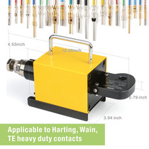 Pneumatic Aviation terminal four-core coaxial crimping machine heavy-duty connector pin four-point crimping machine crimping pliers