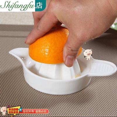 taobao agent Orange juice white ceramic large squeeze squeezer presses squeezer cup fruit juice manual lemon device
