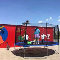  Jumping bed Childrens special amusement park bouncing bed Nostalgic mini childrens oversized adult jumping bed