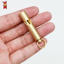 Blow Bird Whistle Bamboo Chicken Whistle Outdoor Training Whistle Survival Brass Lifesaving Pet Ball Referee Whistle