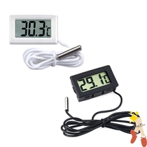 Aquarium fish tank thermometer LCD mathematical display fish farming car refrigerator air conditioning freezer general temperature measurement