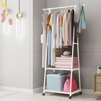 Floor-to-ceiling hanger small hanging l hanger mini office single pole cool sun simple cheap bedroom coat rack