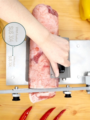 Mutton Slicer Household Multifunctional Meat Cutter Manually Cut Rice Cake Frozen Meat Fat Beef Grating Meat artifact