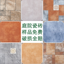 Villa garden floor tiles 600x600 Country yard floor tiles Outdoor balcony anti-slip tiles Terrace antique tiles