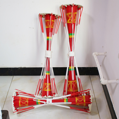 Guangxi Pansheng Yao nationality long drum dance adult student Yao long drum craft drum decoration drum Miao drum