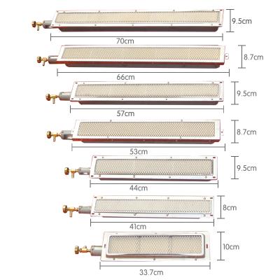 Infrared unnamed fire energy-saving stove head gas burner strip long combustion pull commercial