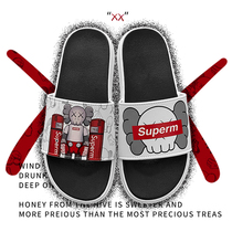 Slippers Men Outwear Summer New Lovers Non-slip Soft Bottom Deodorant Wear Resistant Sandal Sandals Trendy Personality Beach Sandals