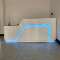 Reception desk company bar simple plastic Service Desk Workbench pre-check desk Pet Hospital front desk center Dental