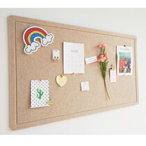 Wood board photo wall ins Nordic style felt board wall stickers kindergarten works display cork board photo wall stickers
