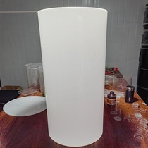 Transparent acrylic glass tube outdoor street lamp landscape lawn LE cylindrical lampshade U milk lamp White Hollow