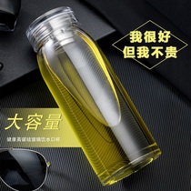 Norock Large Capacity Glass Cup Thickened Thermal Insulation Mens Water Cup Tea Water Separation Tea Insulation 2021 New Tide