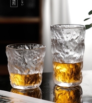 Glacier pattern glass ins Wind high color value female cup fruit juice drink tree pattern set Cup Nordic net wine wine