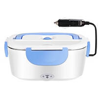 Thermostatic portable double-layer indicator car heat preservation lunch box portable with 24 insulation bag heating 12 car side