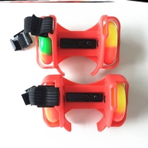  Four-wheel flash hot wheels auxiliary wheel shoes skateboard childrens runaway pulley shoes PU starry sky roller skates two-wheel drift