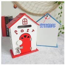 Set up parents suggestion box report cute home simple outdoor European-style mailbox props cartoon family mailbox