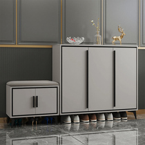 Shoe cabinet home door simple modern foyer economical large capacity storage light luxury gray balcony storage porch cabinet