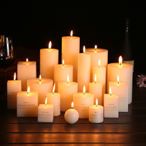 Smoke-free candles romantic wedding birthday home minimalist hotel Christmas restaurant shop blackout dedicated candles