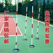 Base reverse pole car pile warning sign pole snake-shaped run 1 meter high school entrance examination 1 2 meters red and white pole 1 5 meters