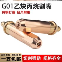 Gas cutting gun nozzle national standard G01-30-100-300 Acetylene gas propane cutting nozzle shooting suction cutting gun accessories ring