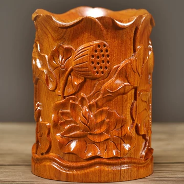 中国古玩　天然木　 唐木瘤木　花梨　黄花梨　筆筒　古物 中国古玩 天然木 唐木瘤木 花梨 黄花梨 筆筒 古物 - メルカリ