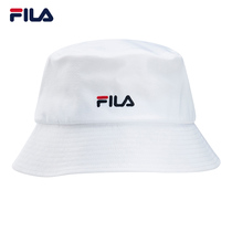 FILA Fila official couple fisherman hat 2021 summer new basic sports flat top mens and womens round hat
