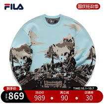 FILA Phila Fiele Official Men Woven 2021 Winter New Fashion Sweater Joker Casual Woven