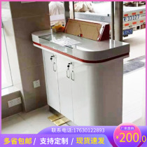 Circular filling table guide desk service cabinet Hall front desk curved consultation reception desk lobby manager service area