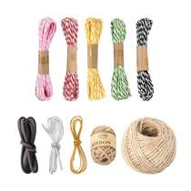 Hemp rope paper rope cotton thread handmade creative home wishing bottle glass vase wrapping paper accessories gold thread festival