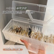 Anti-oxidation PVC Jewelry necklace earrings sealed bag portable portable rectangular desktop dust-proof jewelry storage box