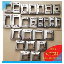 Square galvanized decorative cover guard rail stairs decorated bottom cover split type Canopy Split Ladder 40 * 80 Oval Bottom Lid