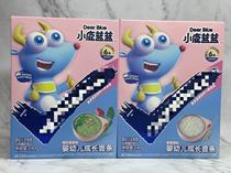 (2 boxes 36 9) Little deer blue and blue grows noodle flavor of pig liver spinach flavor 240g