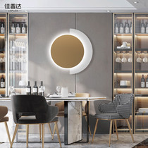 Modern minimalist bedroom restaurant wrought iron decoration creative pendant Nordic living room wall decoration sofa background Wall Wall wall hanging