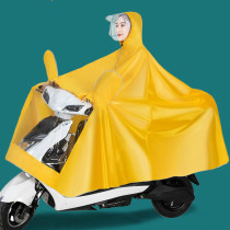 Battery car electric car raincoat waterproof single double riding increased thickened motorcycle men and women rainstorm poncho