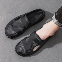 Baotou Sandals Mens Summer New Fashion Casual Half Slippers Sub non-slip and breathable sandals sandals beach Shoe