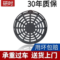 Ductile iron cover plate round electric power manhole cover square rainwater grate manhole cover heavy sewer sewage