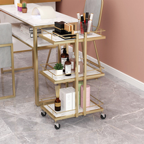 Nail cart special storage rack beauty salon medical trolley cosmetics storage rack tattoo hairdressing tool cart