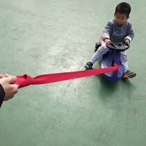Twist car traction rope Anti-lost rope Childrens walker Bicycle pull rope School bag Baby slip scooter