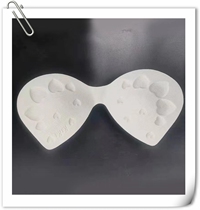 Second kill latex conjoined triangular cup drop cup heart pattern coaster