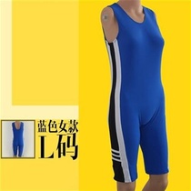 One-piece wrestling suit Mens and womens game p training spandex stretch adult freestyle wrestling clothes