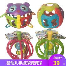 Baby Toys 0-1 years old Genuine Playgro Hand Grab Ball 6-12 Months Puzzle Rattle Color Toddler Toy Ball