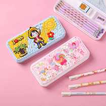 Primary school student diy stationery box children gift handmade cream glue homemade material bag set parent-child homemade pen box
