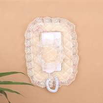 European-style video doorbell phone cover Wall occlusion decorative box intercom fabric lace Meter box Dust protection cover