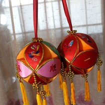 Handmade Hydrangea pendants ethnic Zhuang characteristics small crafts games dance props ancient throwing hydrangea
