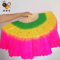 (Left hand right hand pair)Adult square dance special dance fan Jiaozhou fan Yangge fan Double-sided dance fan